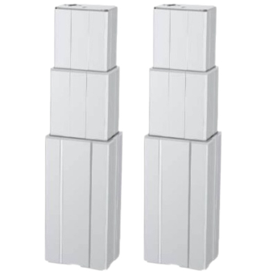 24VDC 200KG Max. Thrust 3 Stages Electric Lifting Column Remote Control System